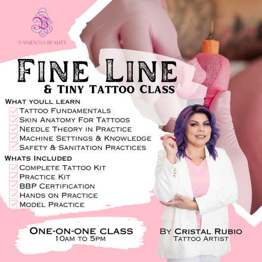 Fine Line Tattoo Class